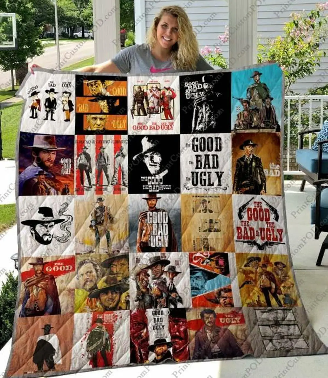 The Good The Bad The Ugly Quilt Blanket M150609 Quilt and Home Decor