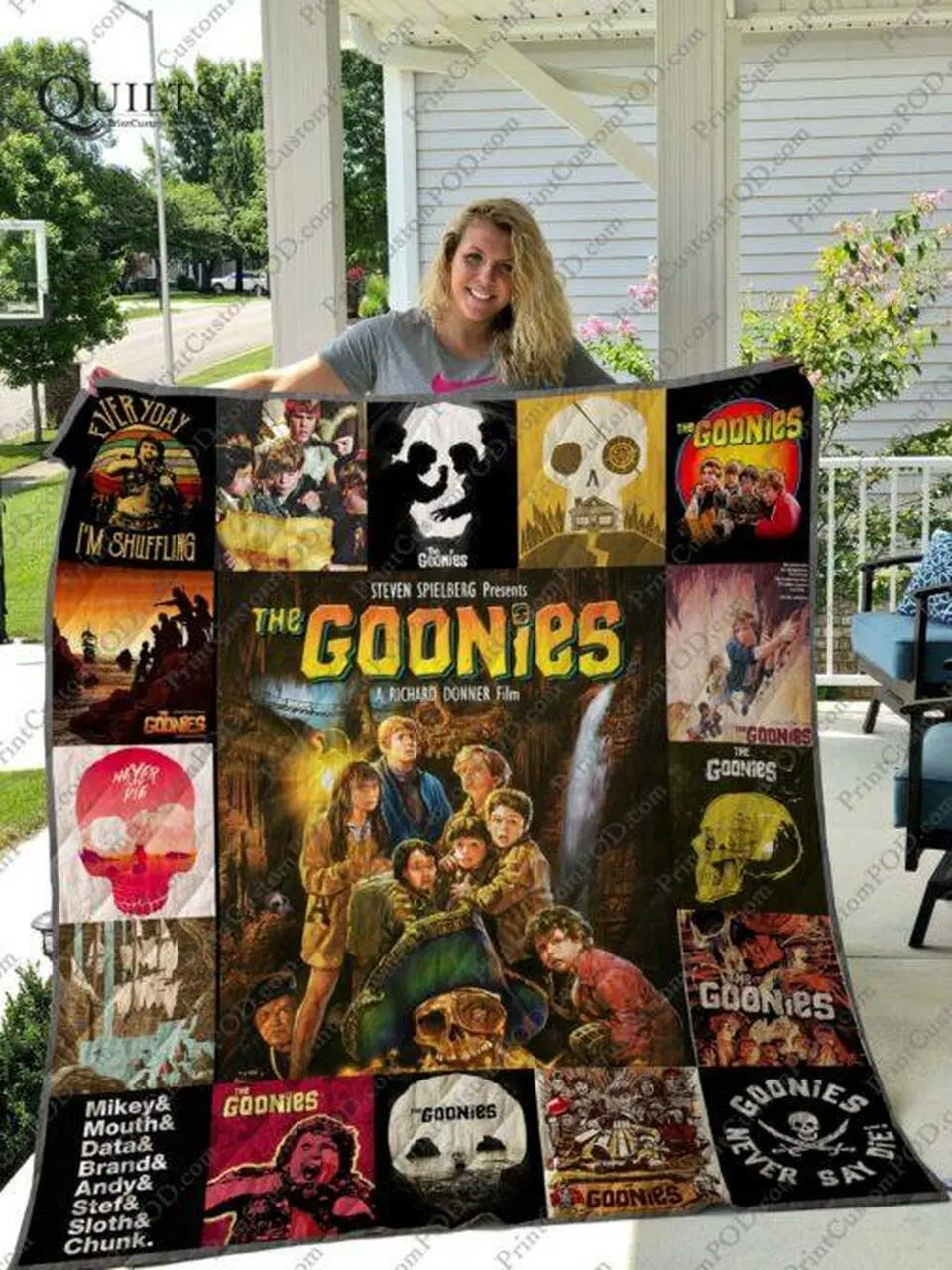 The Goonies Quilt Blanket Quilt and Home Decor