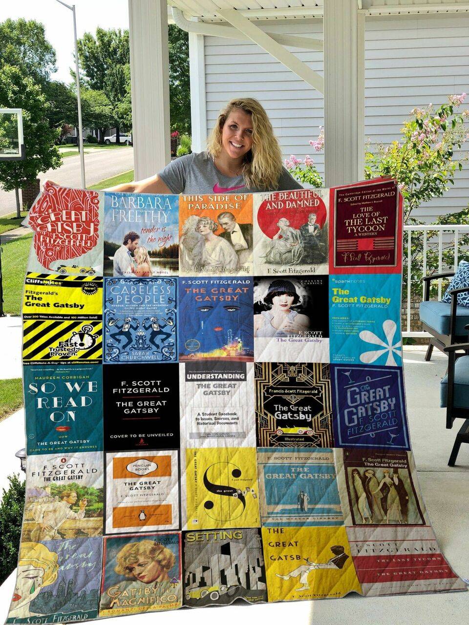 The Great Gatsby Quilt Blanket and Home Decor
