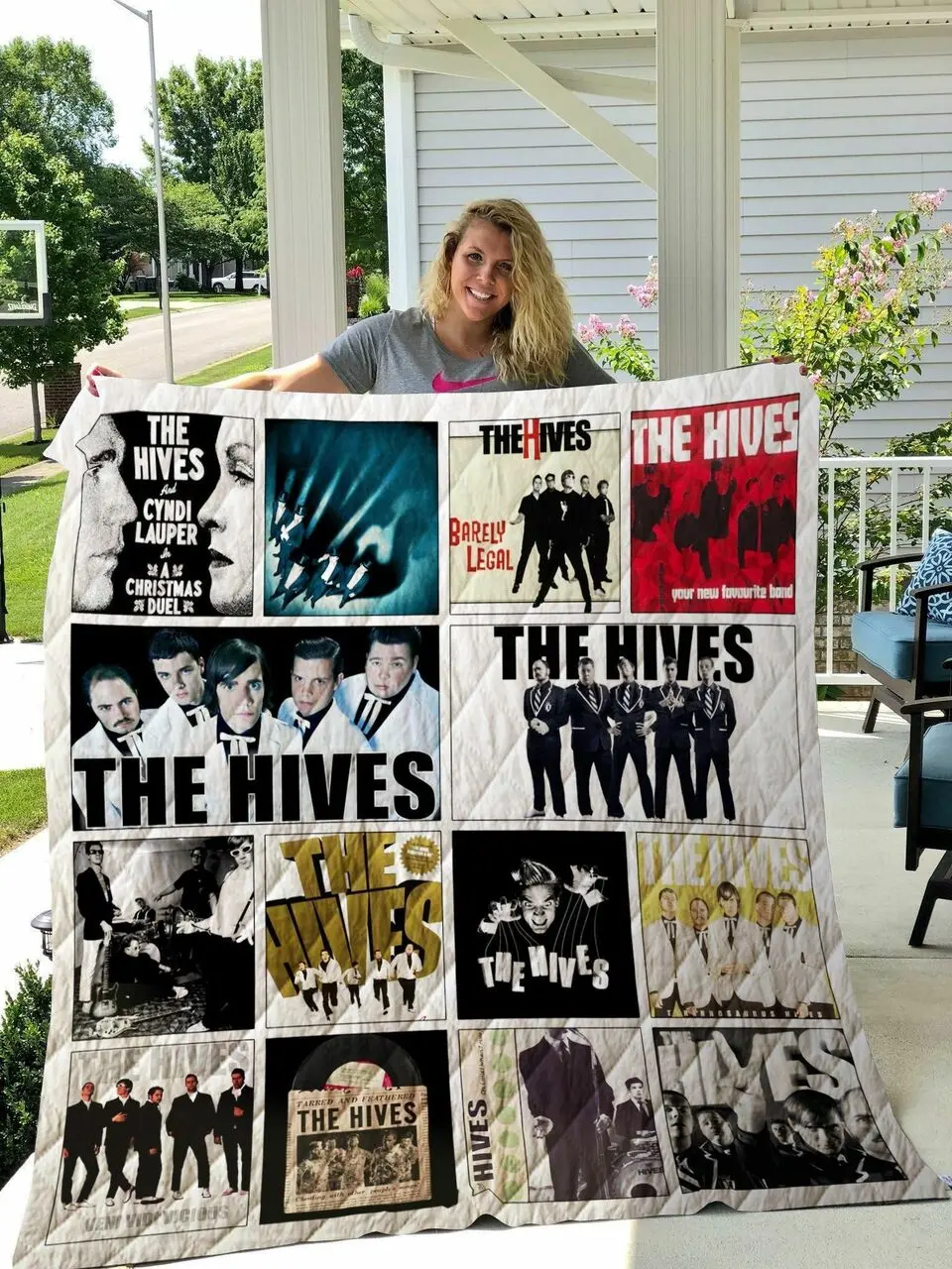 The Hives Albums Quilt Blanket 02 and Home Decor