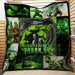 The Incredible Hulk Avenger Quilt Blanket Hulk01  Quilt and Home Decor