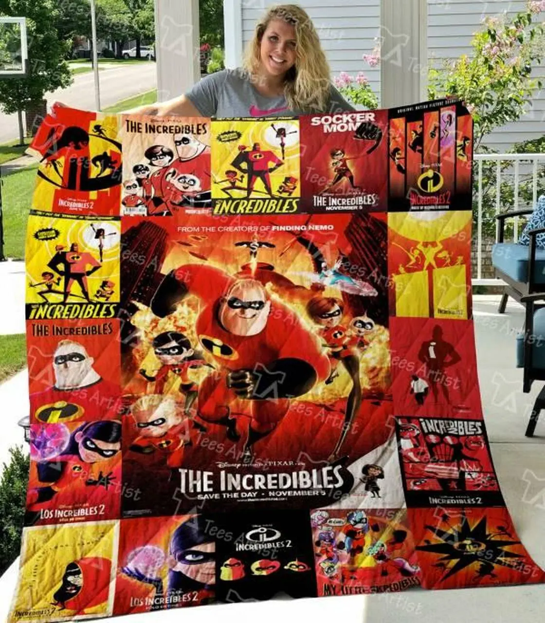 The Incridibles Quilt Blanket M140605 Quilt and Home Decor