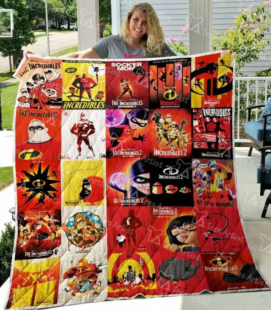 The Incridibles Quilt Blanket M140606 Quilt and Home Decor
