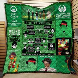 The It Crowd Quotes Collage Blanket Th10072019 Quilt and Home Decor