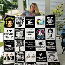 The It Crowd T Shirt Quilt Blanket 01 and Home Decor