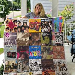 The Jackson 5 Albums Quilt Blanket For Fans Ver 25 and Home Decor