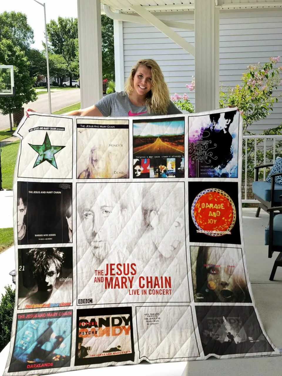 The Jesus And Mary Chain Albums Quilt Blanket For Fans Ver 13 and Home Decor