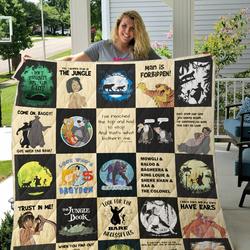 The Jungle Book Quilt Blanket For Fans Ver25 and Home Decor