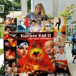 The Karate Kid The Story Continues Quilt Blanket Great Customized Blanket Gifts For Birthday Christmas Thanksgiving and Home Decor