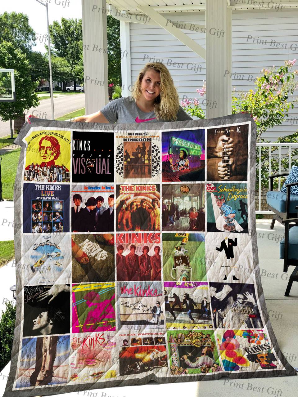 The Kinks Albums Cover Poster Quilt 2 and Home Decor