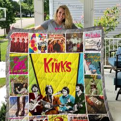 The Kinks Albums Cover Poster Quilt and Home Decor