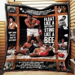 The Legend Muhammad Ali Quilt Blanket and Home Decor