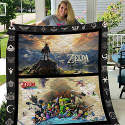 The Legend Of Zelda Quilt Blanket 02 and Home Decor