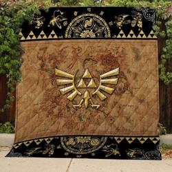 The Legend Of Zelda V1 Quilt and Home Decor