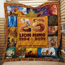 The Lion KingS 25Th Anniversary Quilt Blanket Lk167  Quilt and Home Decor