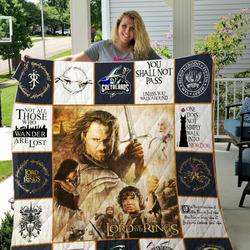 The Lord Of The Rings Quilt Blanket For Fans Ver 17 1 and Home Decor