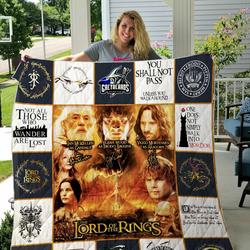 The Lord Of The Rings Quilt Blanket For Fans Ver 17-2 and Home Decor