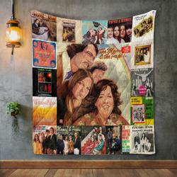 The Mamas & The Papas Album Covers Quilt Blanket and Home Decor
