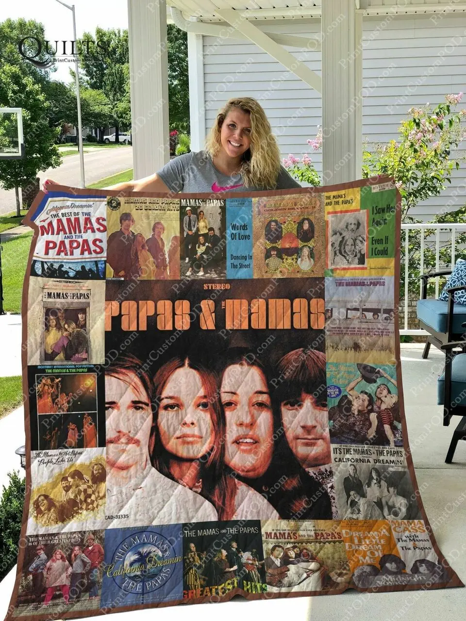 The Mamas The Papas Albums Quilt Blanket For Fans Ver 17 and Home Decor