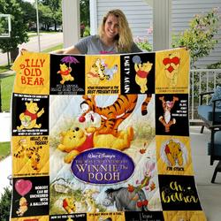 The Many Adventures Of Winnie The Pooh Quilt Blanket Ver 17 and Home Decor