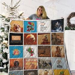 The Martian Quilt Blanket and Home Decor