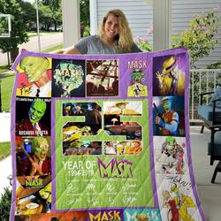 The Mask 1994 Quilt Blanket and Home Decor