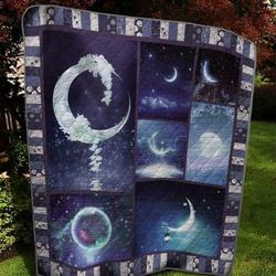 The Moon P110411 Quilt Blanket  Quilt and Home Decor