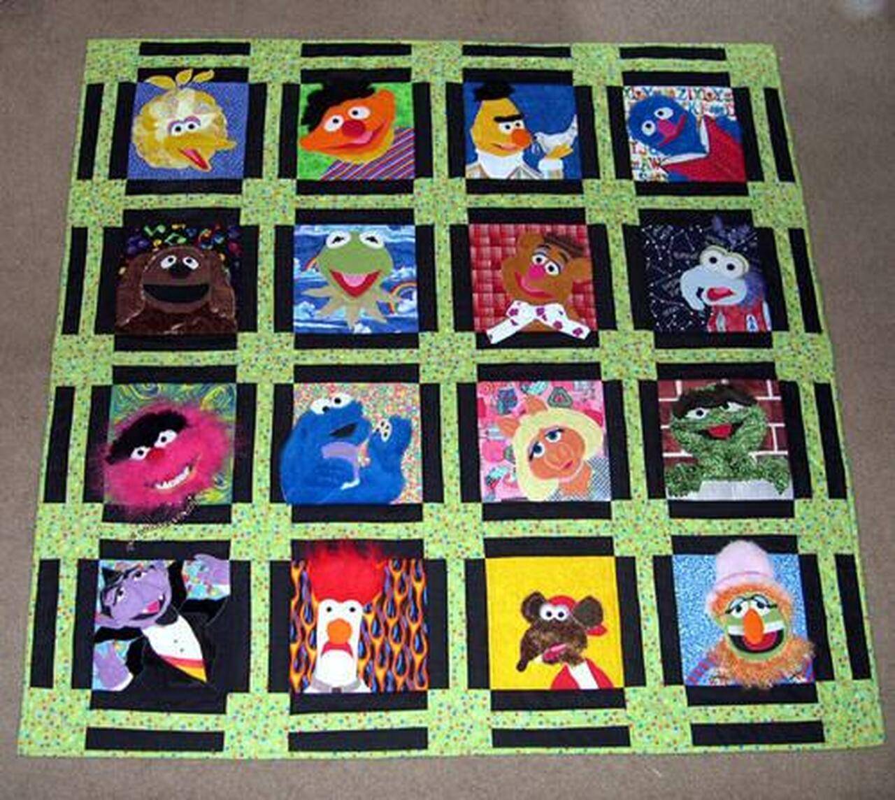 The Muppets Quilt Blanket Hn57 Quilt and Home Decor