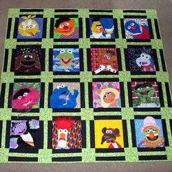 The Muppets Quilt Blanket Hn57  Quilt and Home Decor