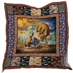 The Newest Species Of Dinosaur Washable Quilt 1001-05 and Home Decor
