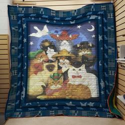 The Noble Cat Quilt and Home Decor