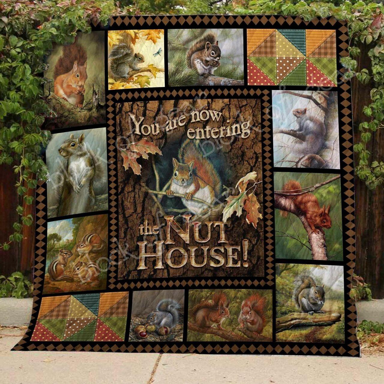 The Nut House Blanket Kc1807 Quilt and Home Decor