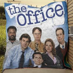 The Office Image Quilt Blanket and Home Decor
