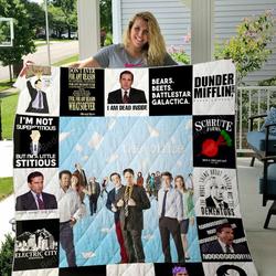 The Office Quilt Blanket For Fans Ver 17-2 and Home Decor