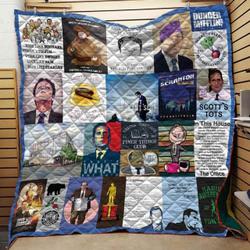 The Office Quotes Blanket Th10072019 Quilt and Home Decor