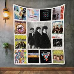 The Outfield Album Covers Quilt Blanket and Home Decor