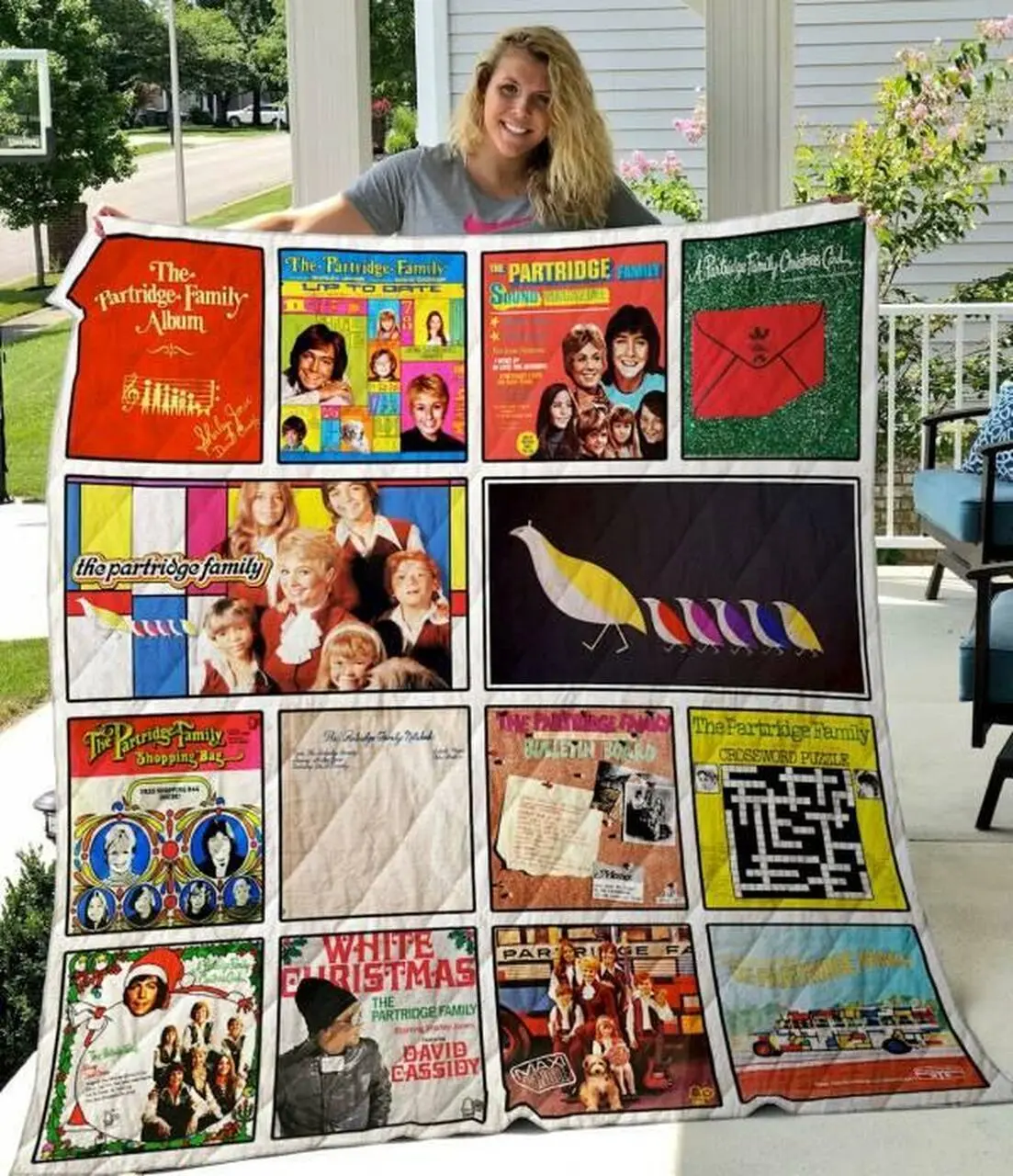 The Partridge Family Quilt Blanket M100601 Quilt and Home Decor