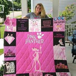 The Pink Panther Quilt Blanket For Fans Ver 17 and Home Decor