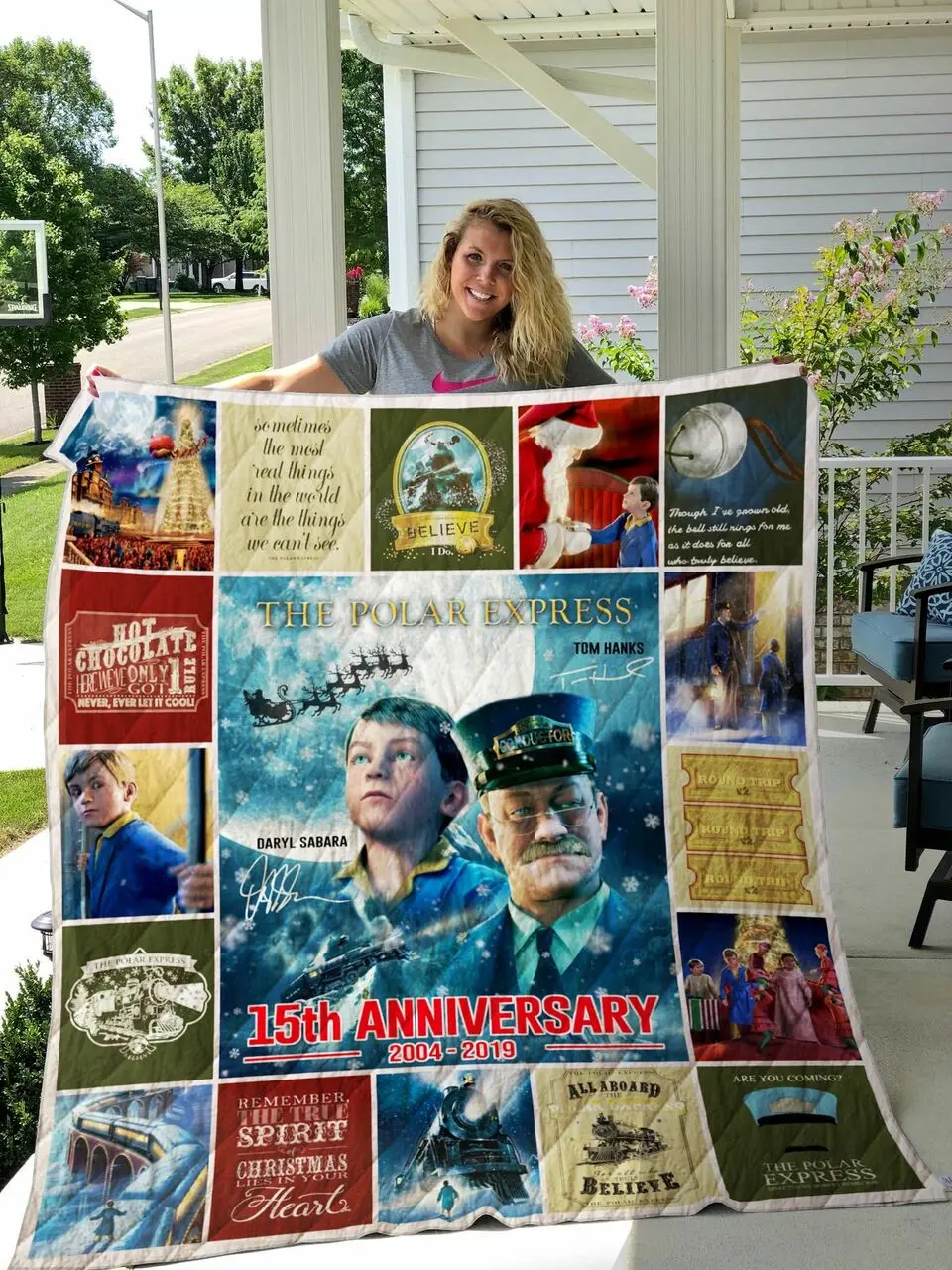 The Polar Express All Season Plus Size Quilt Blanket Ver 1 and Home Decor