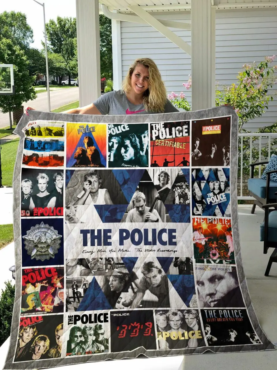 The Police Albums Cover Poster Quilt Blanket and Home Decor
