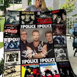 The Police Quilt Blanket Hvt280525  Quilt and Home Decor