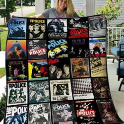 The Police Quilt Blanket Hvt280526  Quilt and Home Decor