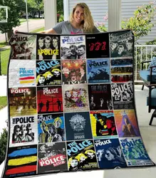 The Police Quilt Blanket Th1507 and Home Decor
