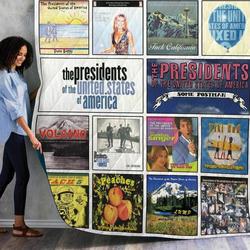 The Presidents Of The United States Of America Singles Quilt Blanket 01 and Home Decor