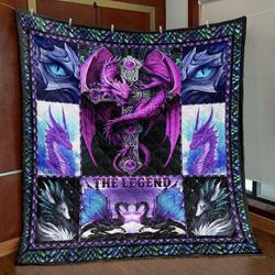 The Purple Legend Quilt Blanket Vh09  Quilt and Home Decor