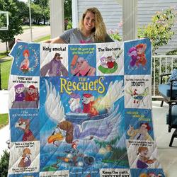 The Rescuers Quilt Blanket For Fans Ver 17 and Home Decor