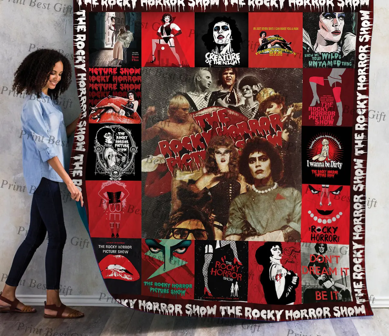 The Rocky Horror Picture Show Poster Quilt 2 and Home Decor