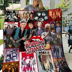 The Rolling Stones Blanket Th1607 Quilt and Home Decor
