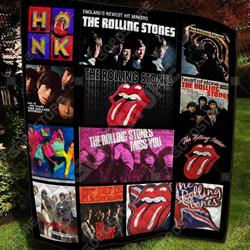 The Rolling Stones Like 3D Personalized Customized Quilt Blanket 1187 and Home Decor