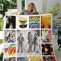 The Rolling Stones Quilt Blanket 02 and Home Decor